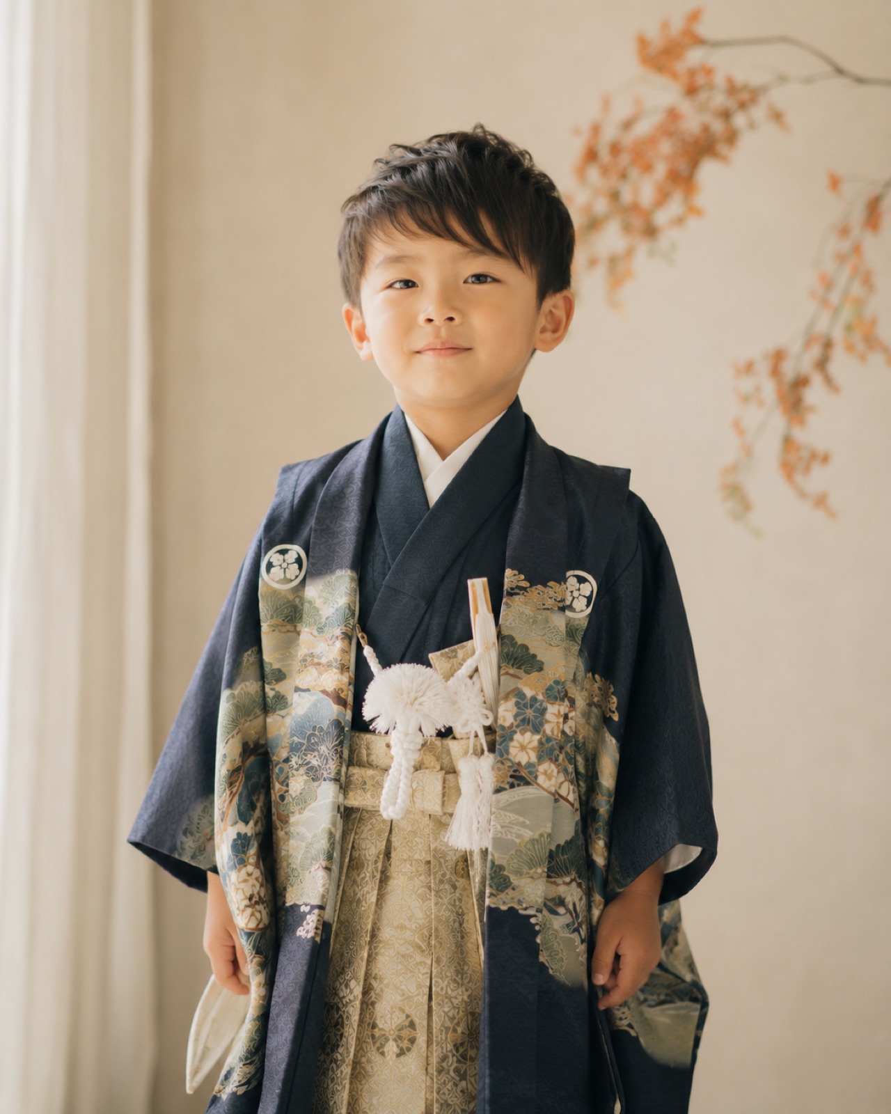 七五三 五歳の男の子 袴姿
